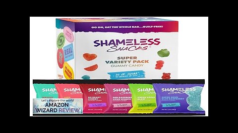 Shameless Snacks Healthy Low Calorie Snacks Low Carb Keto Gummies (Gluten Review