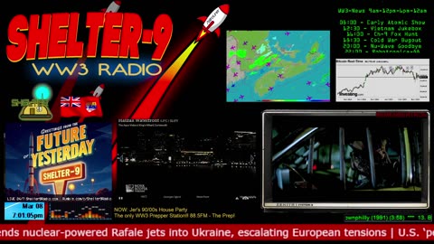 LIVE 24/7 Music/Wx/Prepping/WW3-News