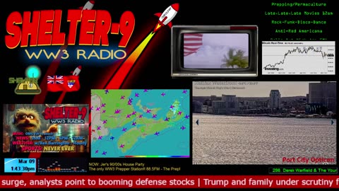 LIVE 24/7 Music/Wx/Prepping/WW3-News