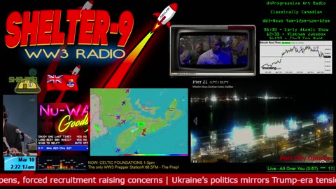 LIVE 24/7 Music/Wx/Prepping/WW3-News