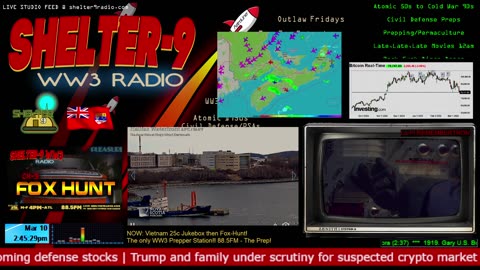 LIVE 24/7 Music/Wx/Prepping/WW3-News