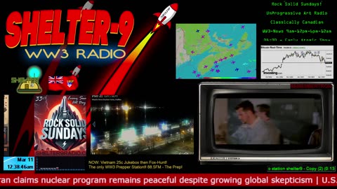 LIVE 24/7 Music/Wx/Prepping/WW3-News