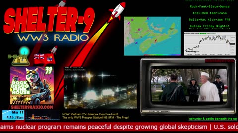 LIVE 24/7 Music/Wx/Prepping/WW3-News