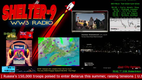 LIVE 24/7 Music/Wx/Prepping/WW3-News