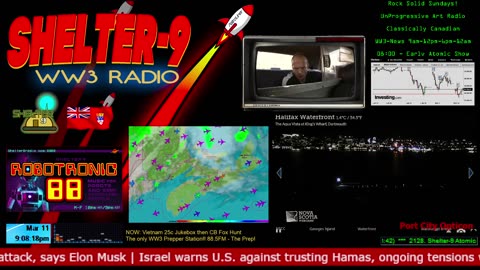 LIVE 24/7 Music/Wx/Prepping/WW3-News