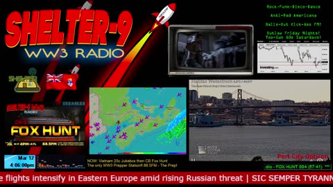 LIVE 24/7 Music/Wx/Prepping/WW3-News