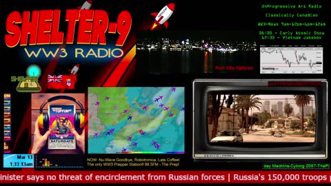 LIVE 24/7 Music/Wx/Prepping/WW3-News