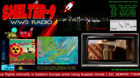 LIVE 24/7 Music/Wx/Prepping/WW3-News