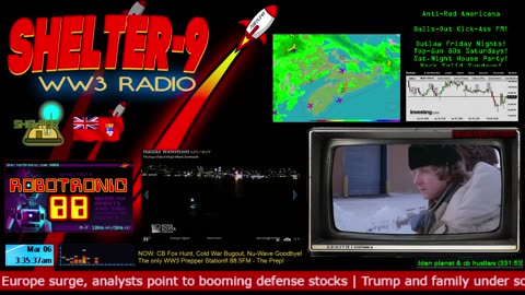 LIVE 24/7 Music/Wx/Prepping/WW3-News