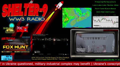 LIVE 24/7 Music/Wx/Prepping/WW3-News