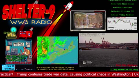 LIVE 24/7 Music/Wx/Prepping/WW3-News