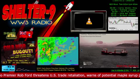 LIVE 24/7 Music/Wx/Prepping/WW3-News