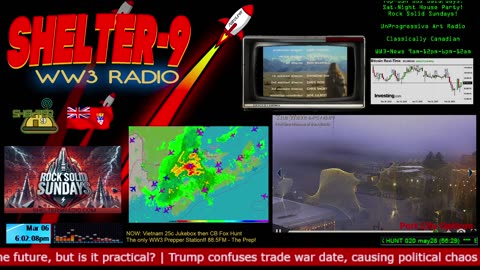 LIVE 24/7 Music/Wx/Prepping/WW3-News