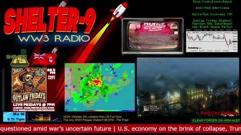 LIVE 24/7 Music/Wx/Prepping/WW3-News