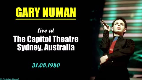 Gary Numan | Live in Sydney (31.05.1980) [AUDIO]