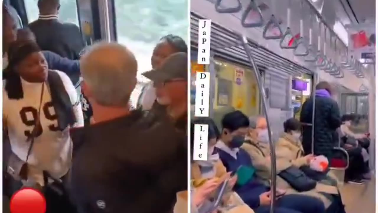 Just the absolute state of France. Which train would you rather be in?