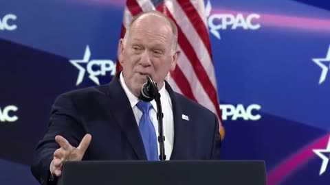 TOM HOMAN DON'T GIVE A SHIT CPAC In DC 2025 February 22nd 2025