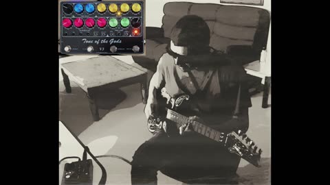 Cameron amp, V3 and Vibe of the gods pedal.