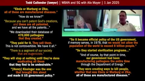 Ebola, Marburg and Zika are manufactured diseases, says lawyer Todd Callender