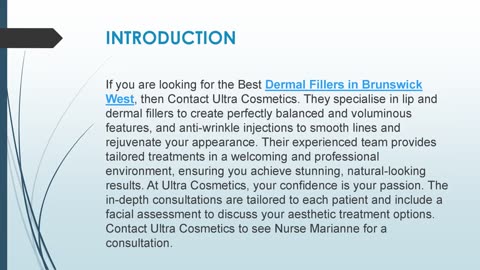 Best Dermal Fillers in Brunswick West