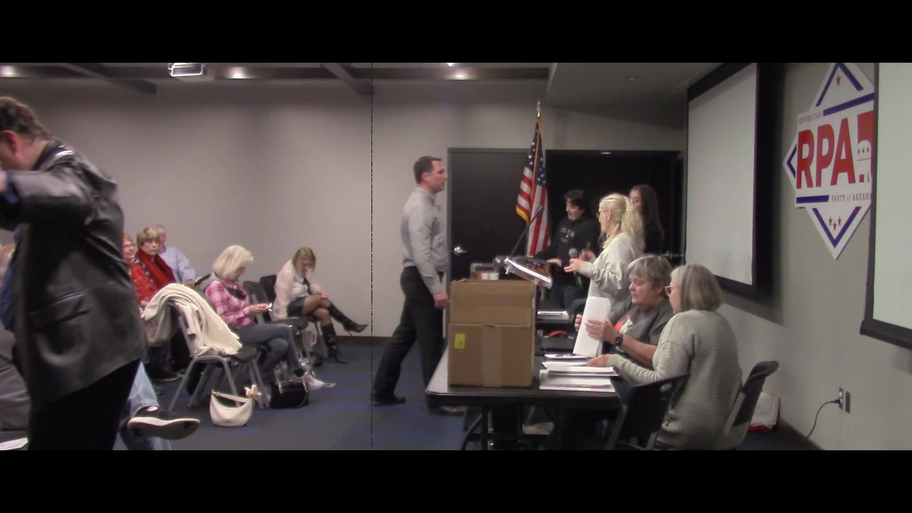 Arkansas Pulaski County Republican Committee Meeting 1.17.25 roll call 2