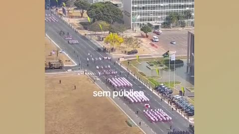 Military parade emptied in Brazil's capital in 2023