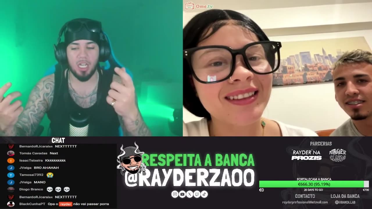 RAYDER ENCONTRA A SHAKIRA ANGOLANA NO CHAT PT!!! Video completo