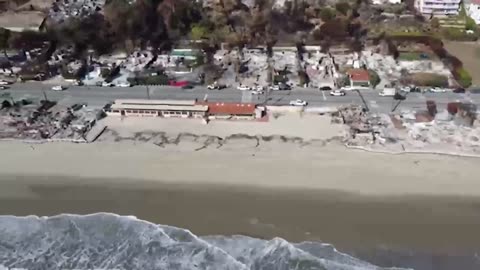 Adam Carolla: PCH Shocking drone footage- the aftermath of the LA wildfires