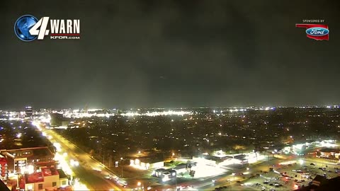 UFO seen tonight on Oklahoma news