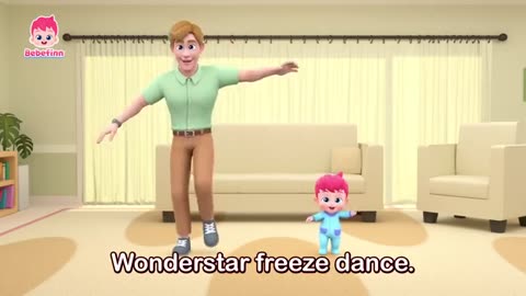 Freeze! Bebefinn Dances Along Pinkfong and Hogi | EP113 | Wonderstar Freeze Dance | Songs for Kids