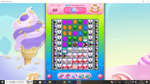 Candy Crush Saga Record (Level 724)