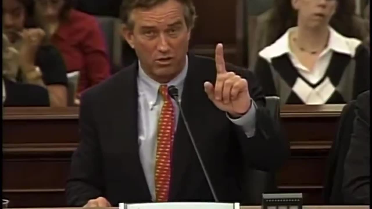 2008: RFK Jr Testifies To Congress On Harmful Effects of Mercury