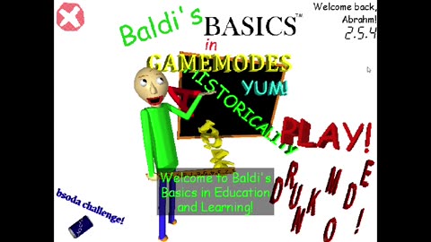 Baldi basics classic remastered in gamemodes #1