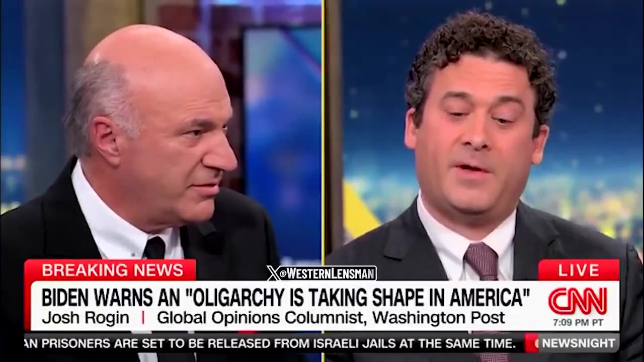 Kevin O’Leary drops truth nuke on CNN panel defending Biden’s “oligarchy” warnings