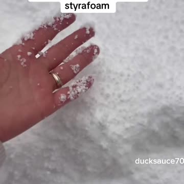 NEW: Resident in Pennsylvania is reporting “Snow that looks, feels and sounds like styrofoam”