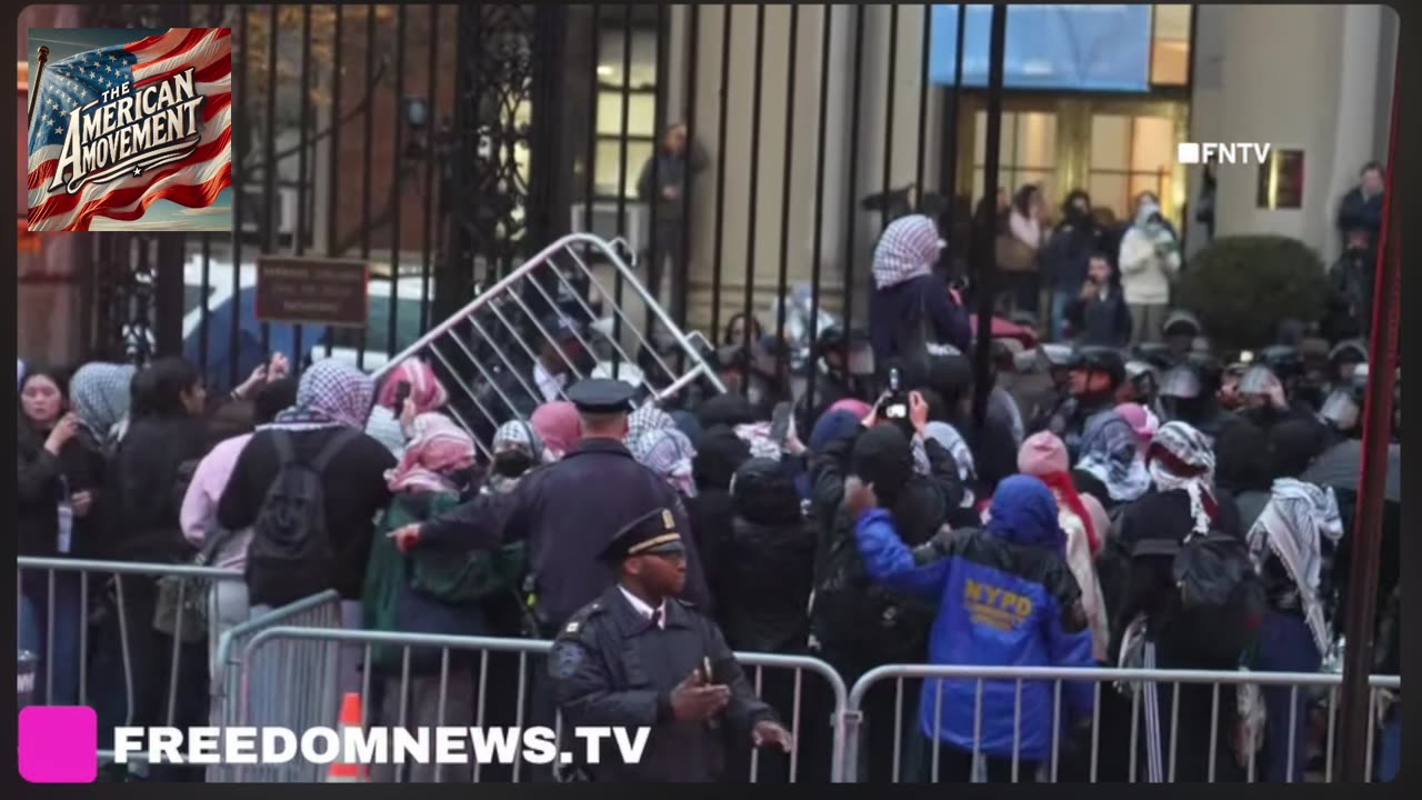 Palestine protests turn into terrorism active bomb threat at this protest