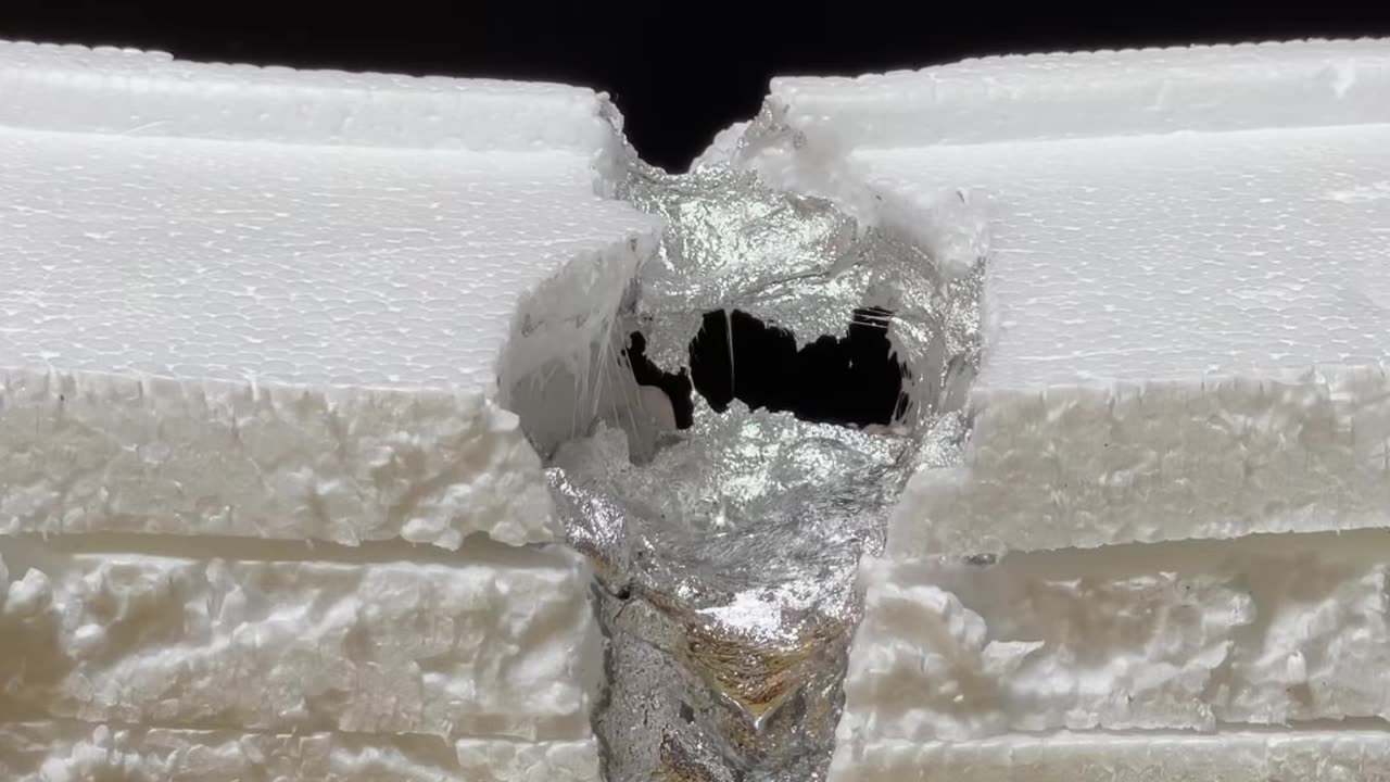 Molten Aluminium Vs Styrofoam