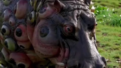 Eye Covered Hippo