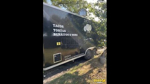 2022 - 8.5' x 20' Kitchen Food Trailer with Fire Suppression System for Sale in Texas!