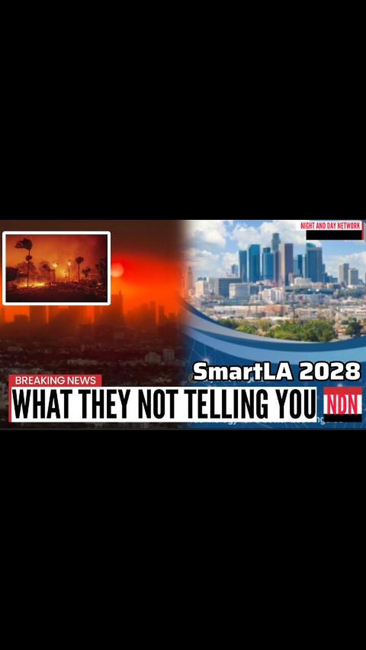TRUTH BEHIND PALISADES BURNING DOWN: SMARTLA SMART CITY 2028
