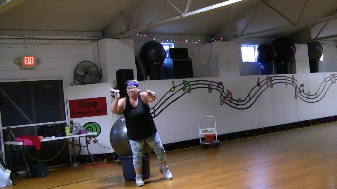 18 Apr 2024 - Cardio Drumming with Michelle - Full Class