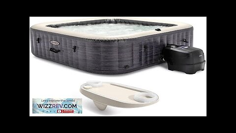 Intex PureSpa Plus Greystone Inflatable Square Outdoor Hot Tub Spa 94 x Review