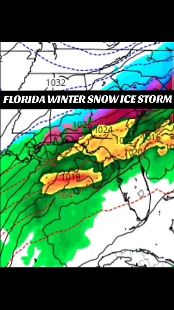 Florida Winter Snow Ice Storm, Next Week!