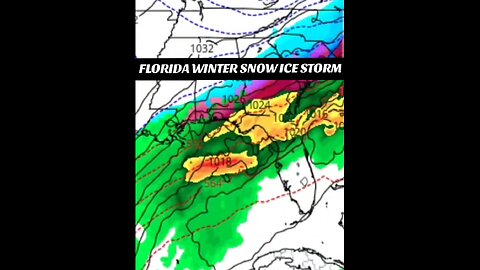 Florida Winter Snow Ice Storm, Next Week!