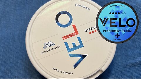 Velo Peppermint Storm (Formerly Cool Storm) Nicotine Pouch Review