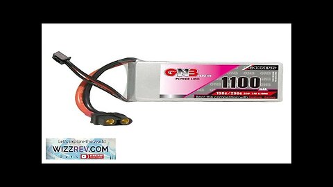 GNB GAONENG 7.4V 1100mAh 130C 2S LiPo Battery XT60 Plug for RC Review