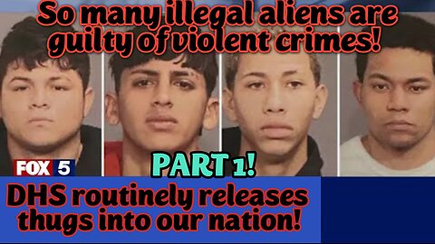 LIVE! Tue.Jan.14,'25 8p ET(+4)! Part 1: Many Illegal Aliens are Threats to National Security! Deporting illegal criminals and terrorists is vital!