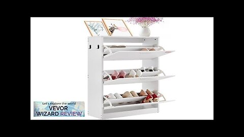 VEVOR Shoe Cabinet with 3 Flip Drawers Shoe Storage Cabinet for Entryway Review