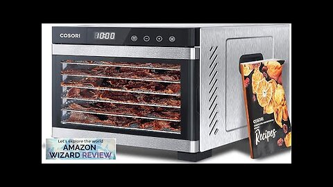 COSORI Food Dehydrator for Jerky, Holds 7.57lb Raw Beef with Large 6.5ft² Review