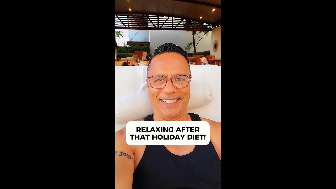 Relaxing after that holiday diet!